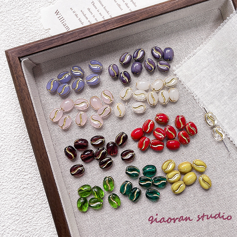 Bulk All-Match Glazed Glass Beads Wholesale DIY Beading Accessories for Free Combination
