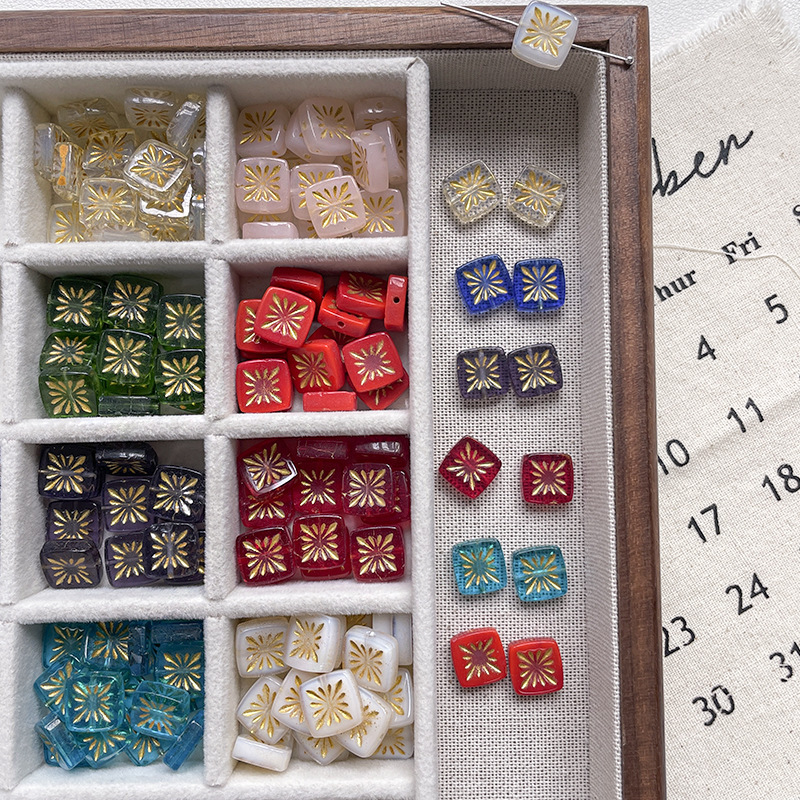 Wholesale Transparent Glass Beads Bulk Clear DIY Beading Accessories for Minimalist Jewelry