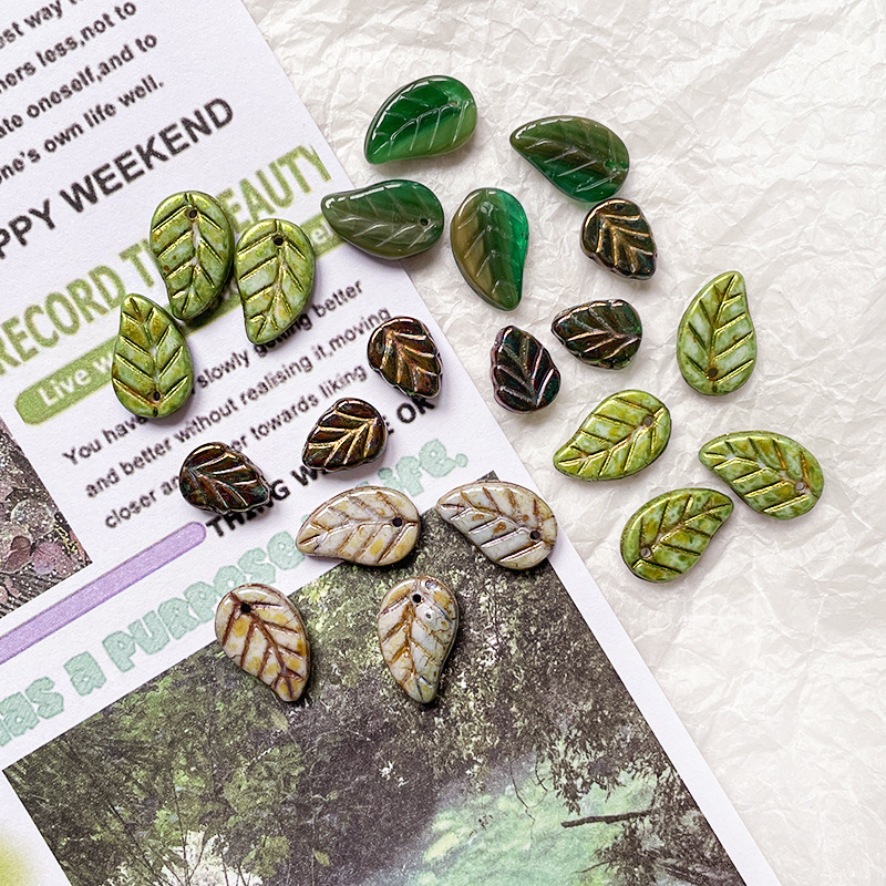 Wholesale Glossy Glass Lampwork Beads Smooth DIY Accessories for Delicate Handmade Charms