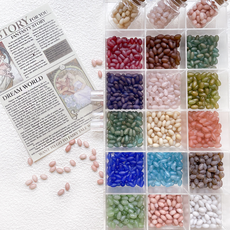 Bulk Glazed Glass Beads Wholesale DIY Decor Accessories for Custom Handmade Ornaments