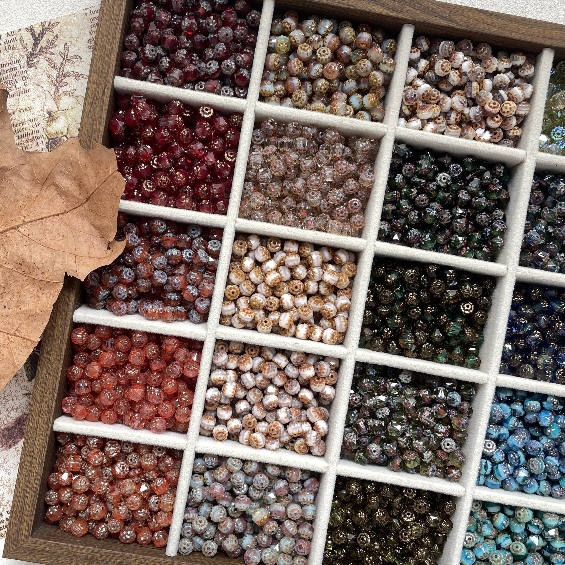 Bulk All-Match Glass Beads Wholesale DIY Beading Accessories Match Alloy Charms & Spacers