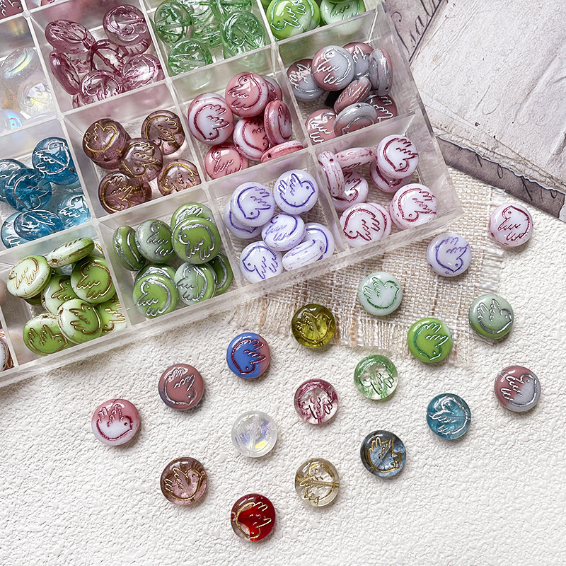 Wholesale Standard Size Glass Beads Bulk Stable Supplies For Mass Handmade Beading Production