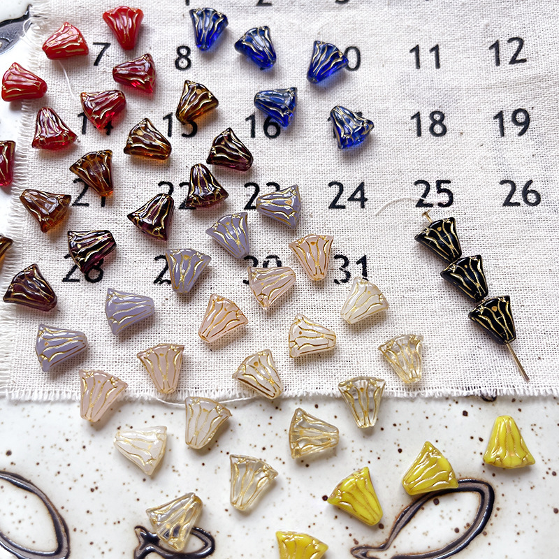 Wholesale Large Hole Glass Loose Beads Wide Hole DIY Accessories for Thick Cord Beading