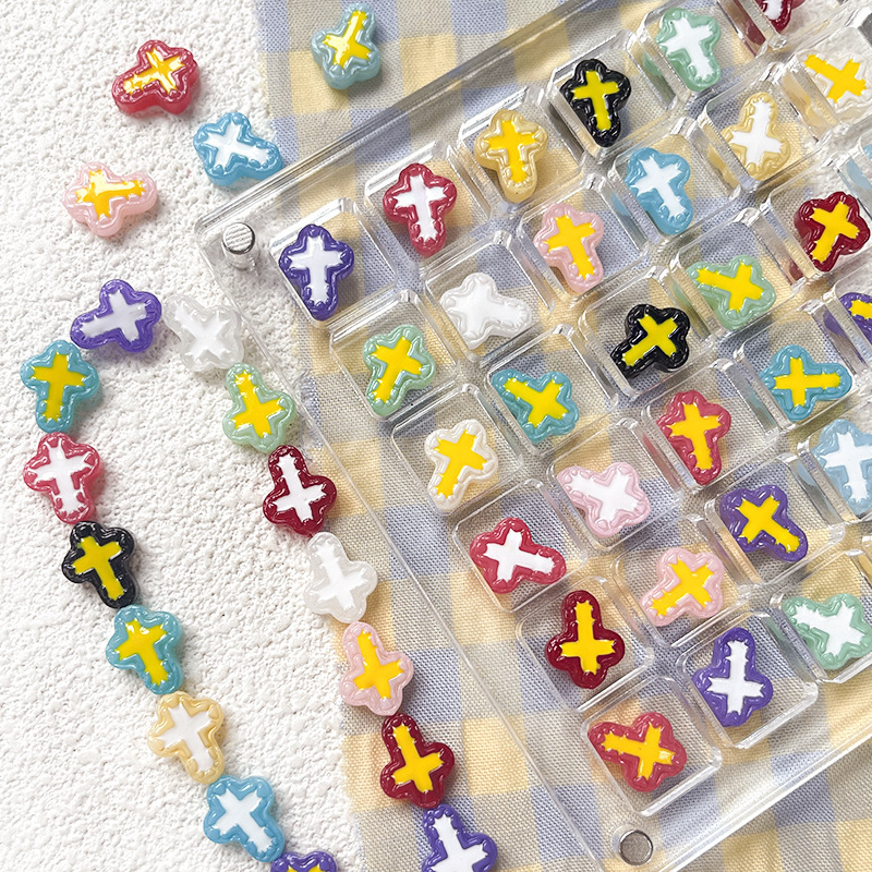 Wholesale Standard Size Glass Beads Bulk DIY Accessories for Mass Handmade Production