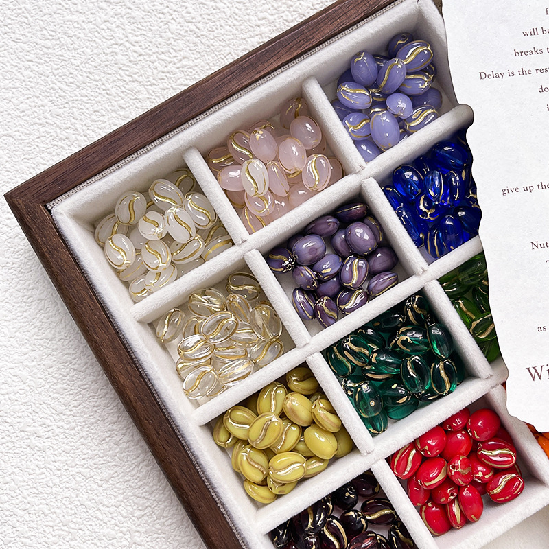 Bulk All-Match Glazed Glass Beads Wholesale DIY Beading Accessories for Free Combination