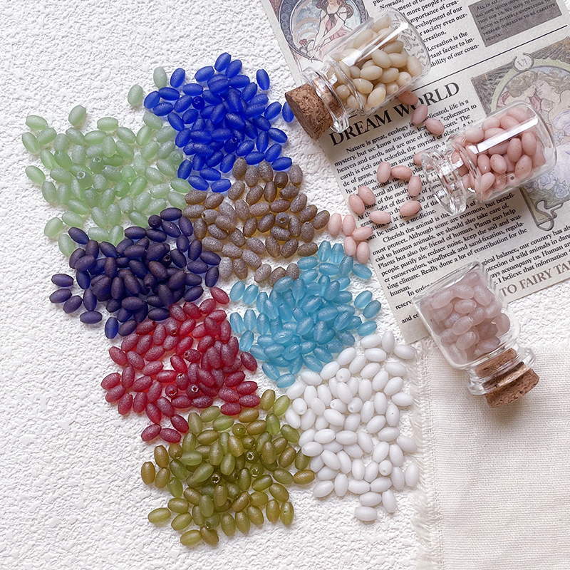 Bulk Glazed Glass Beads Wholesale DIY Decor Accessories for Custom Handmade Ornaments