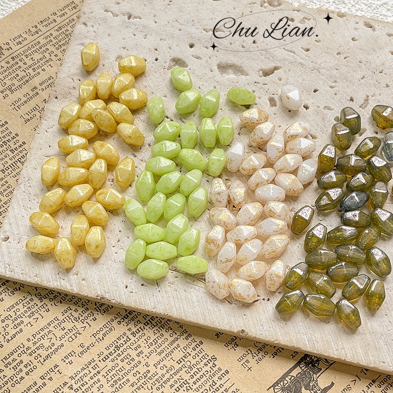 Wholesale Transparent Glass Beads Bulk Clear Glazed Beads for Minimalist DIY Beading Crafts