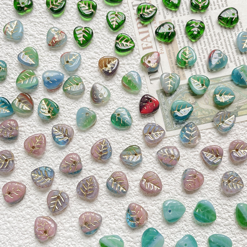 Wholesale Mixed Pattern Glass Beads Assorted DIY Accessories for Beginner Beading Hobbyists
