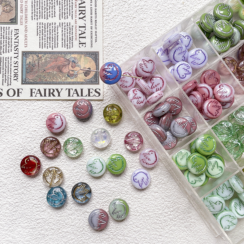 Wholesale Standard Size Glass Beads Bulk Stable Supplies For Mass Handmade Beading Production
