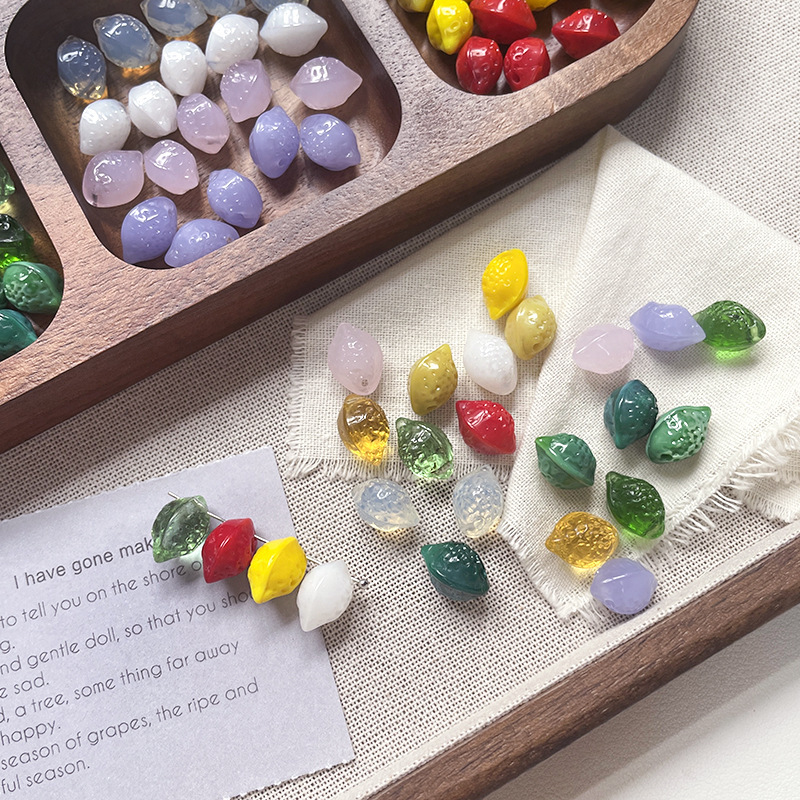 Wholesale Stackable Glass Loose Beads DIY Accessories for Multi-Layer Beaded Jewelry