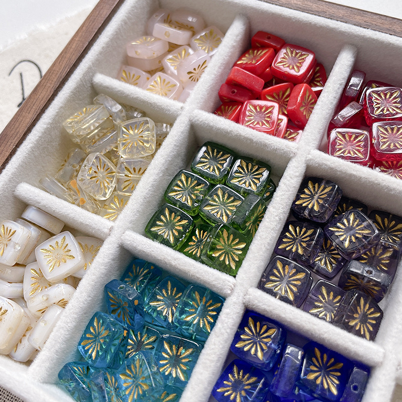 Wholesale Transparent Glass Beads Bulk Clear DIY Beading Accessories for Minimalist Jewelry