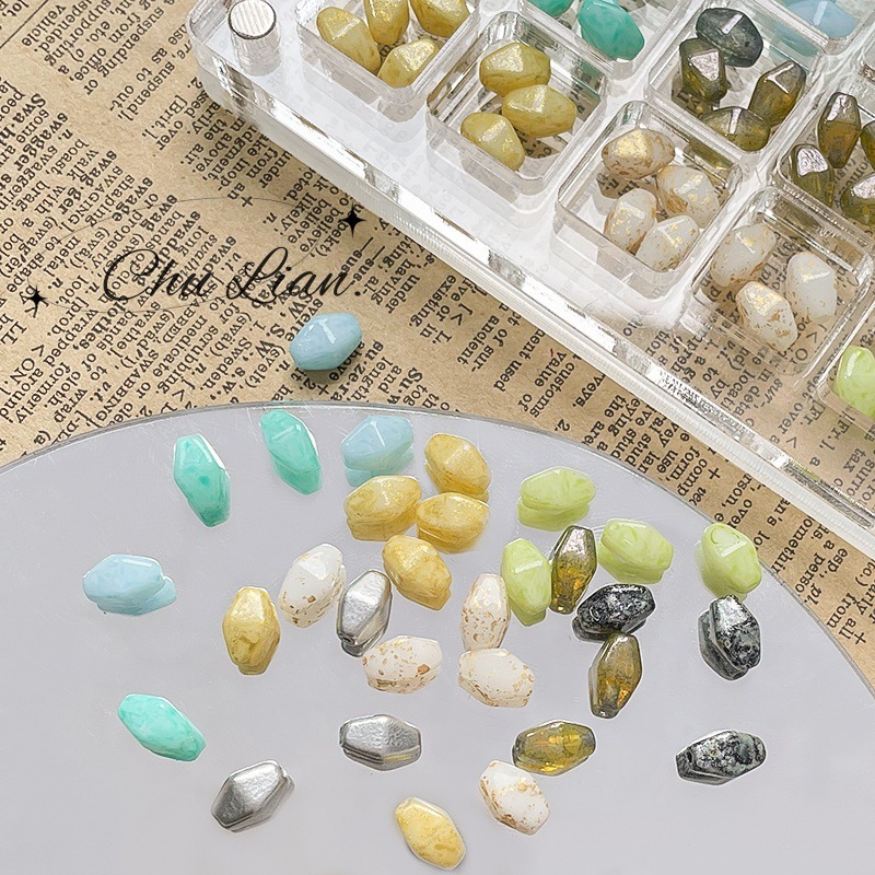 Wholesale Transparent Glass Beads Bulk Clear Glazed Beads for Minimalist DIY Beading Crafts