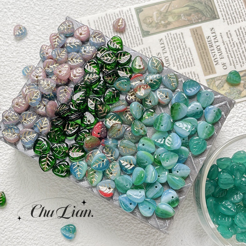 Wholesale Mixed Pattern Glass Beads Assorted DIY Accessories for Beginner Beading Hobbyists