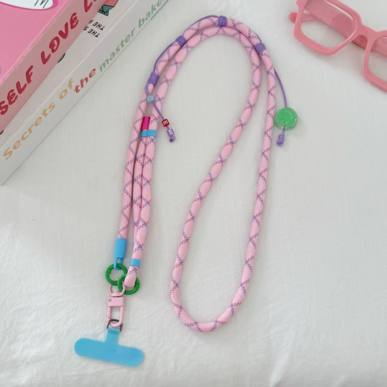 Multi-Style Braided Wrist Lanyards Bulk Phone Straps for Keychain & Bag Charm DIY Crafts