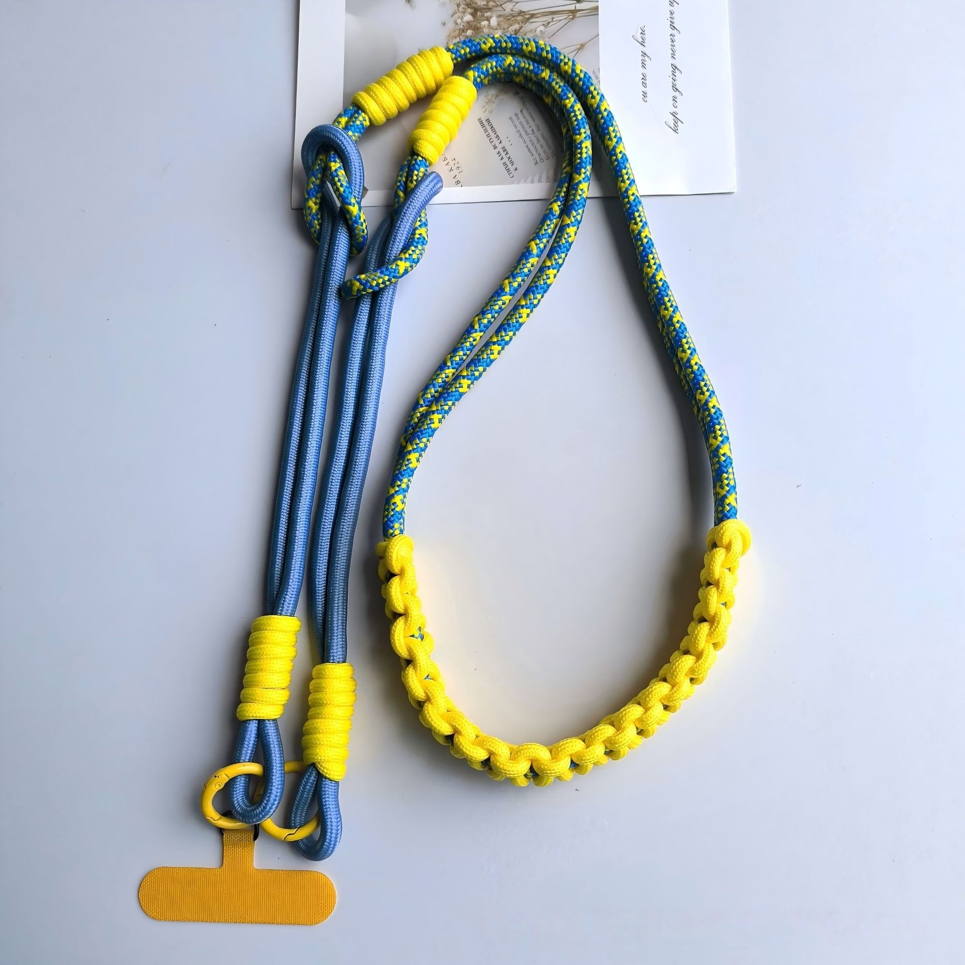 Bulk Thick Braided Wrist Straps Wholesale Heavy Duty Lanyards for Big Beaded Keychains
