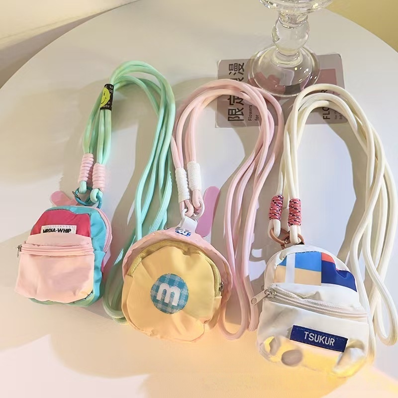 Wholesale Colorful Braided Woven Straps Phone Lanyards for Keychain & Bag Charms