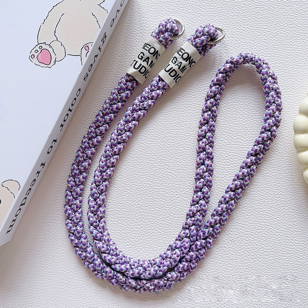 Bulk Blank Braided Lanyards Wholesale Woven Phone Straps for Handmade Beading Projects