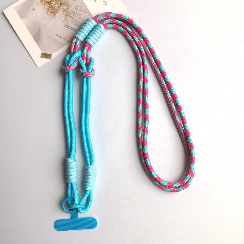 Bulk Wear Resistant Braided Phone Straps Wholesale Long Lasting Keychain Lanyards