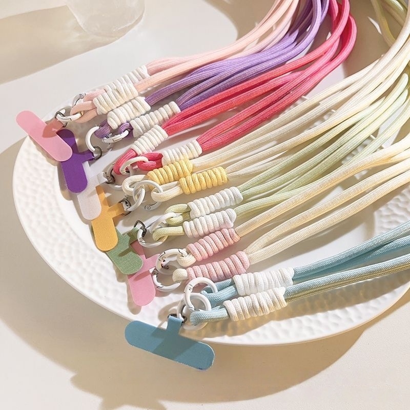 Wholesale Short Woven Phone Wrist Straps Braided Lanyards for Mobile Phone & Keys