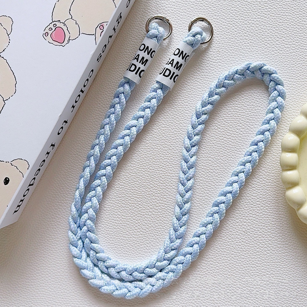 Bulk Blank Braided Lanyards Wholesale Woven Phone Straps for Handmade Beading Projects