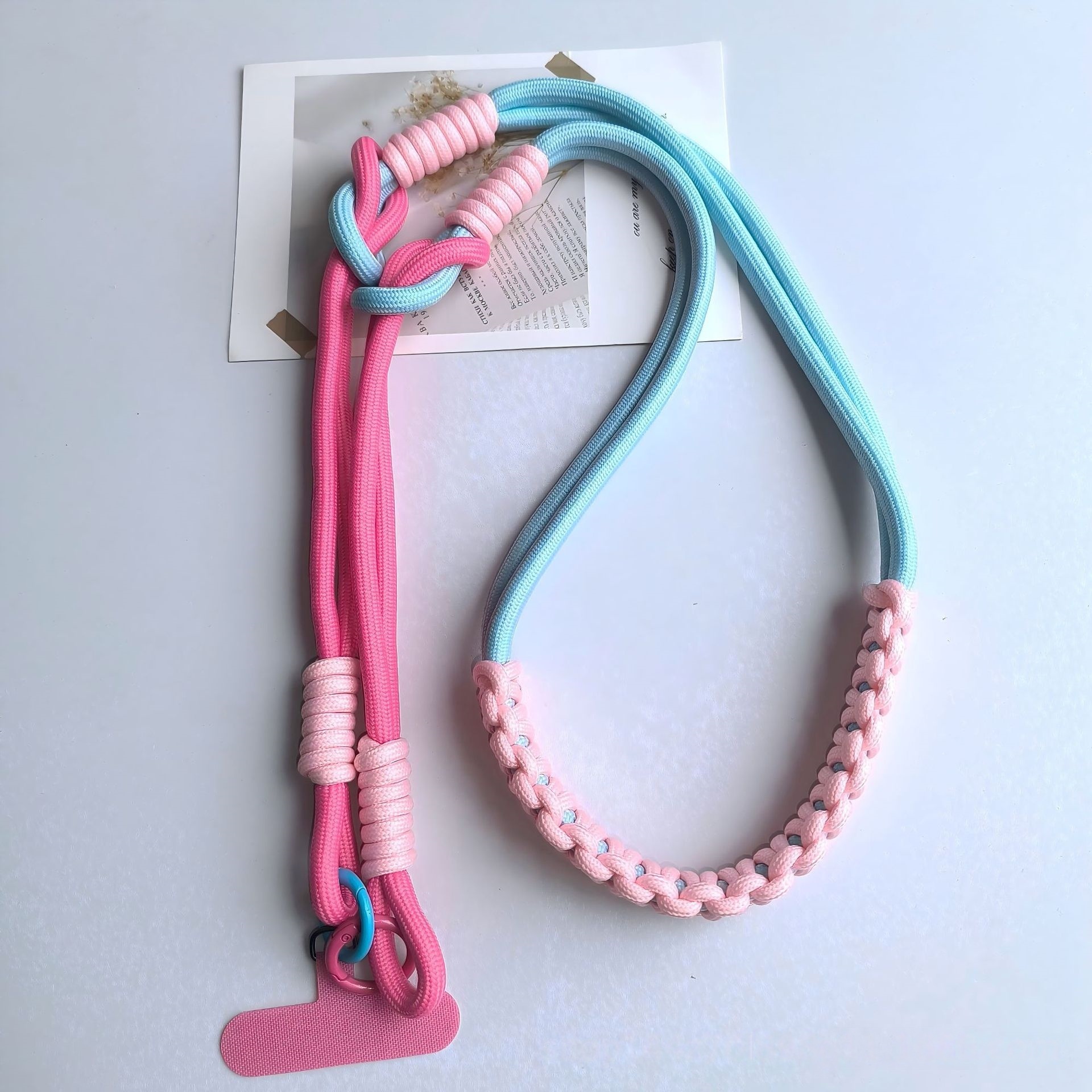 Bulk Thick Braided Wrist Straps Wholesale Heavy Duty Lanyards for Big Beaded Keychains