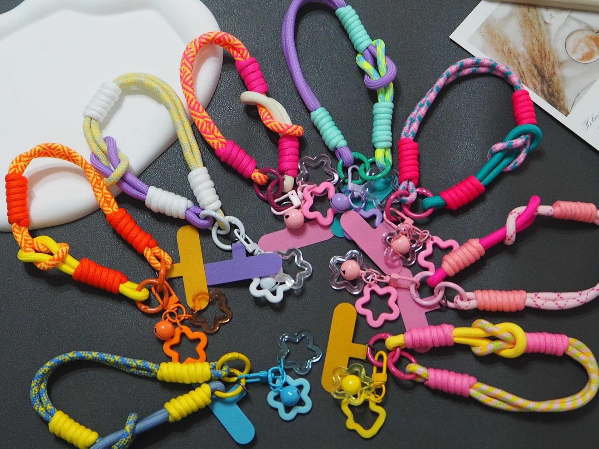 Wholesale All-Match Woven Lanyard DIY Accessories for Phone Strap & Beaded Keychains