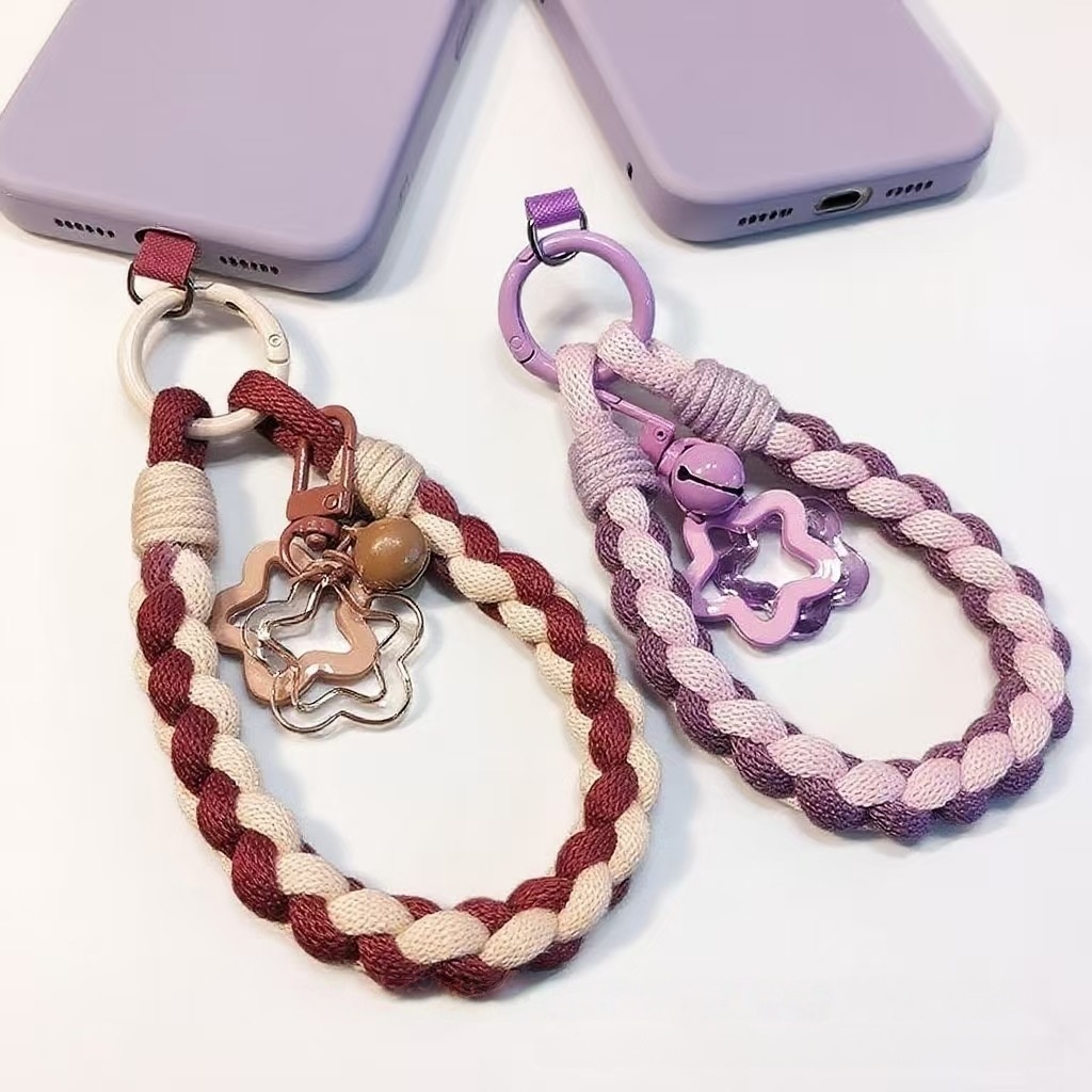 Bulk Hand Woven Phone Strap Wholesale Lanyard Accessories for Keychain & Mobile Decor
