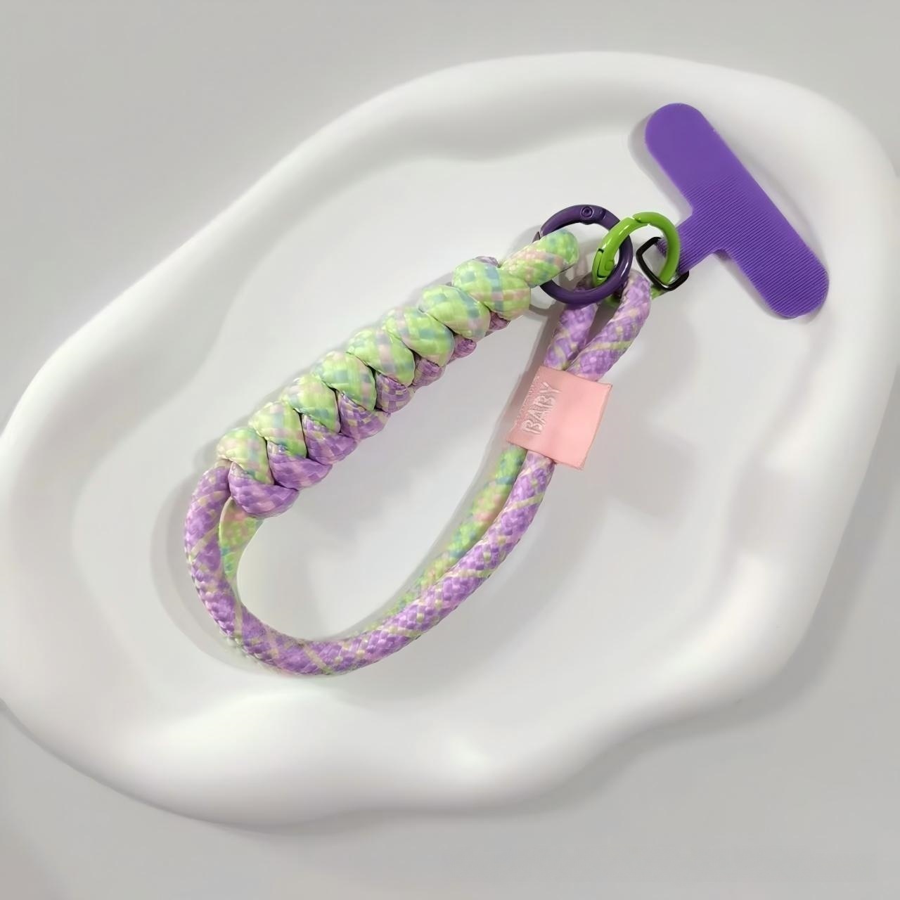 Wholesale Blank Woven Phone Strap Bulk Plain Lanyard for Custom DIY Pendant Assembly