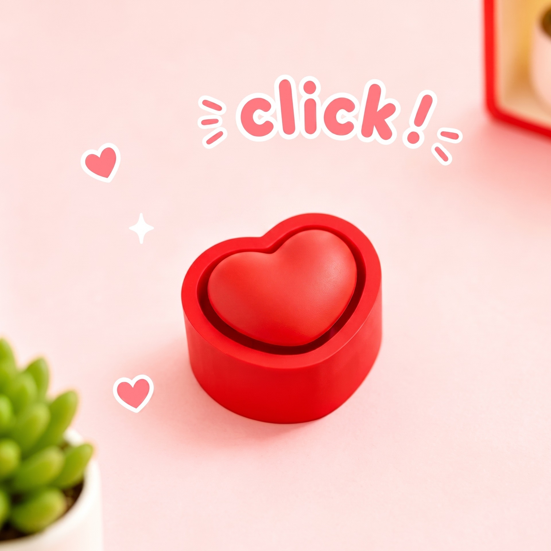 Bulk Button Stress Relief Clicker Wholesale Creative Fidget Toy Keychain Hanging Charms