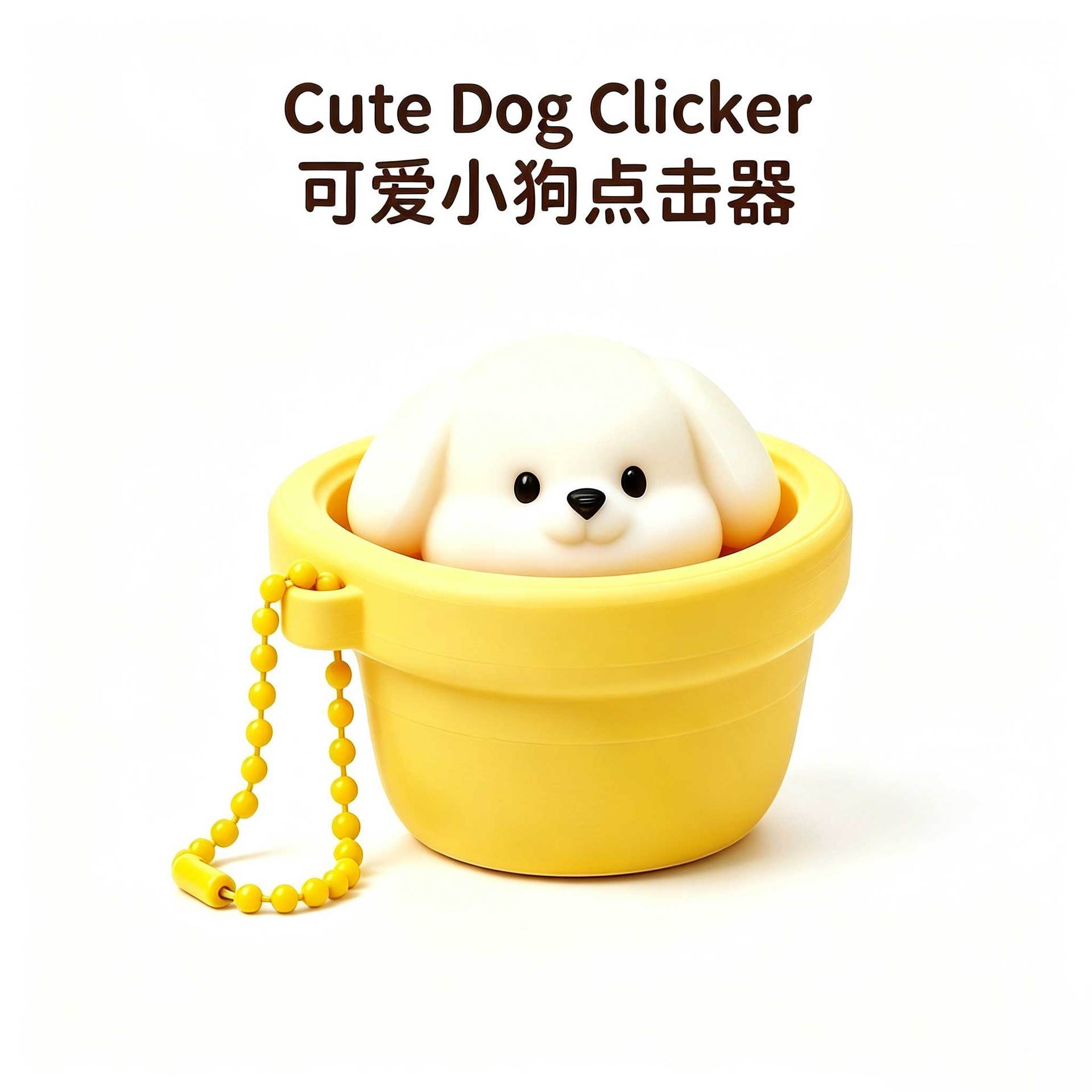 Bulk Button Fidget Clicker Wholesale Decompression Toy Creative Keychain Hanging Charms