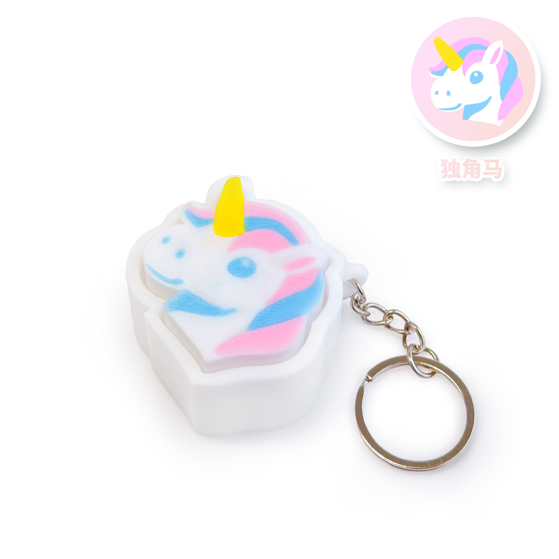 Wholesale Drop Shipping Fidget Clicker Toy Cross-Border Stress Relief Keychain Craft Supplies