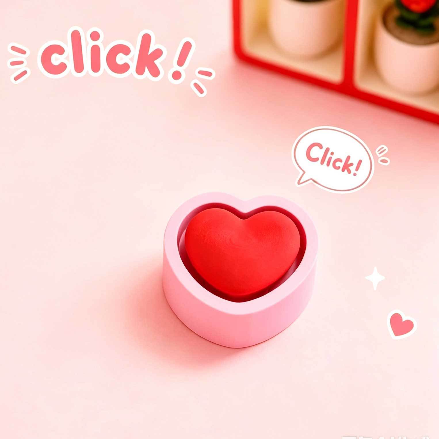 Bulk Button Stress Relief Clicker Wholesale Creative Fidget Toy Keychain Hanging Charms