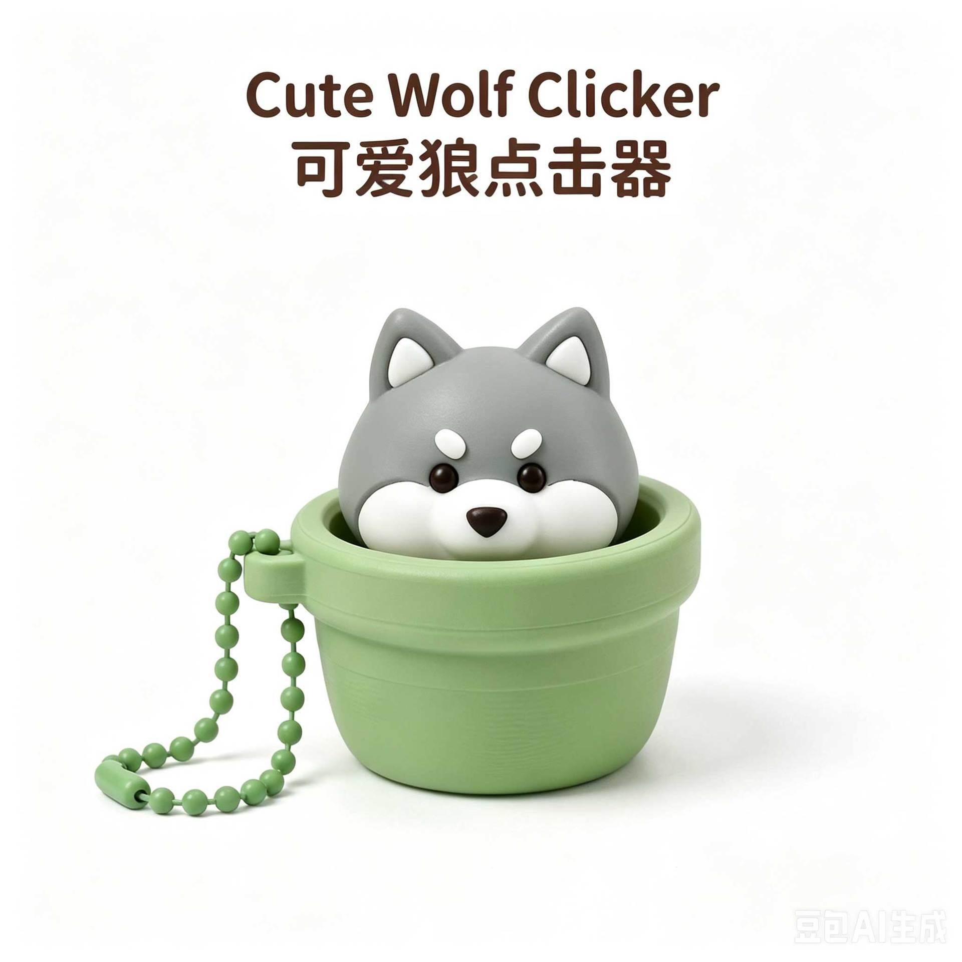 Wholesale Fingertip Press Clicker Toy Decompression Button Fidget Keychain for Daily Relax