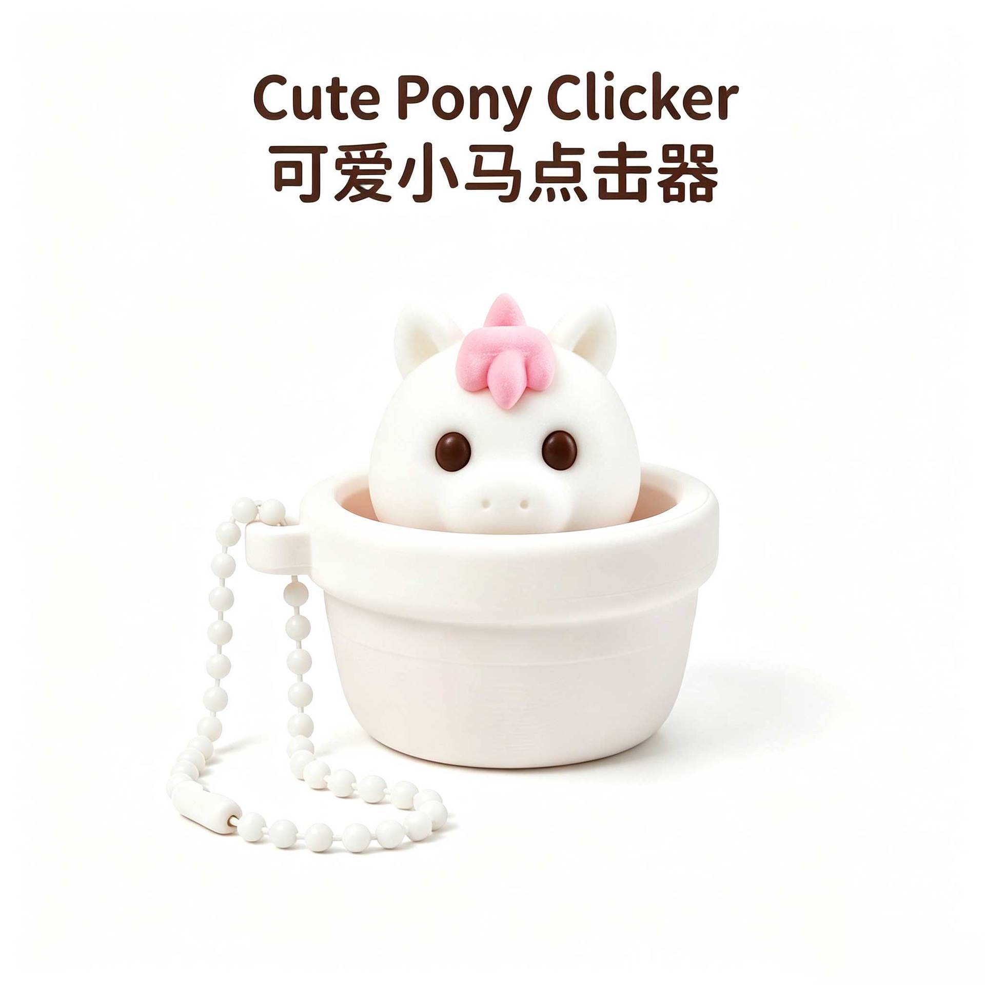 Wholesale Mini Sensory Button Clicker Toy Creative Stress Relief Keychain Hanging Ornaments