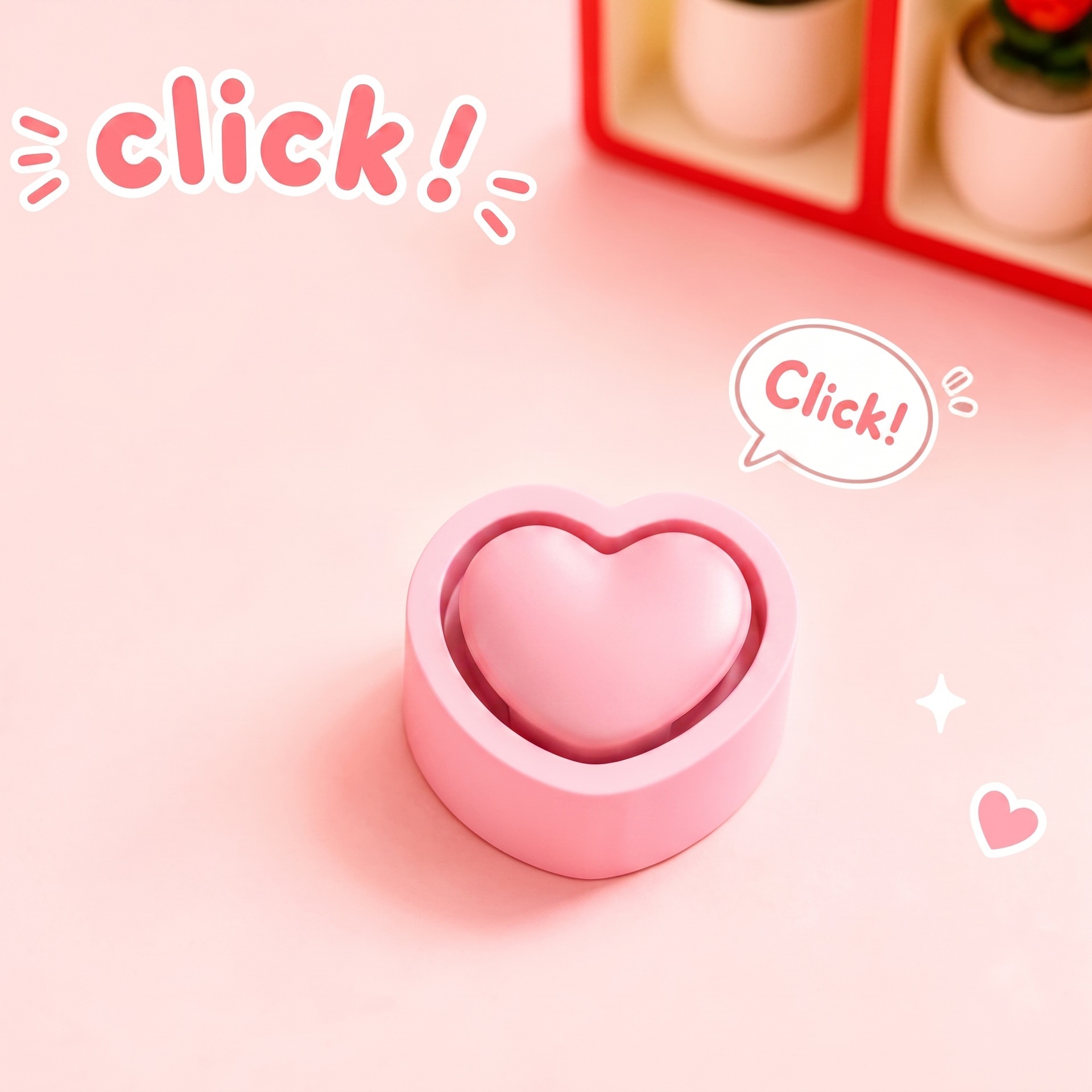 Bulk Button Stress Relief Clicker Wholesale Creative Fidget Toy Keychain Hanging Charms