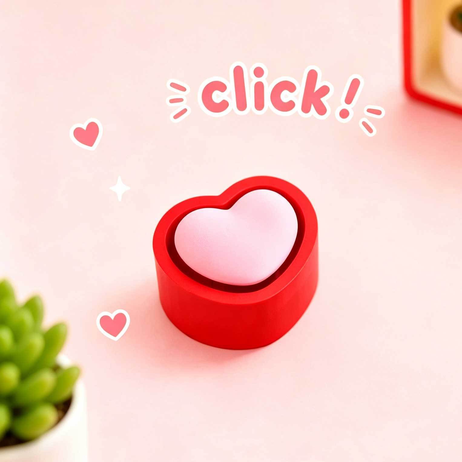 Bulk Button Stress Relief Clicker Wholesale Creative Fidget Toy Keychain Hanging Charms