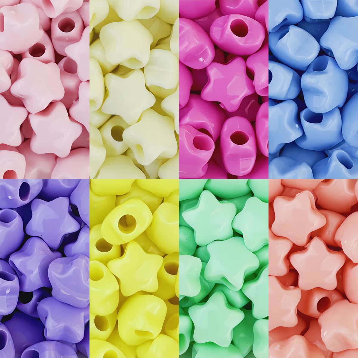 Wholesale Round Perforated Acrylic Beads Classic Hole Beads for Daily DIY Jewelry Crafts