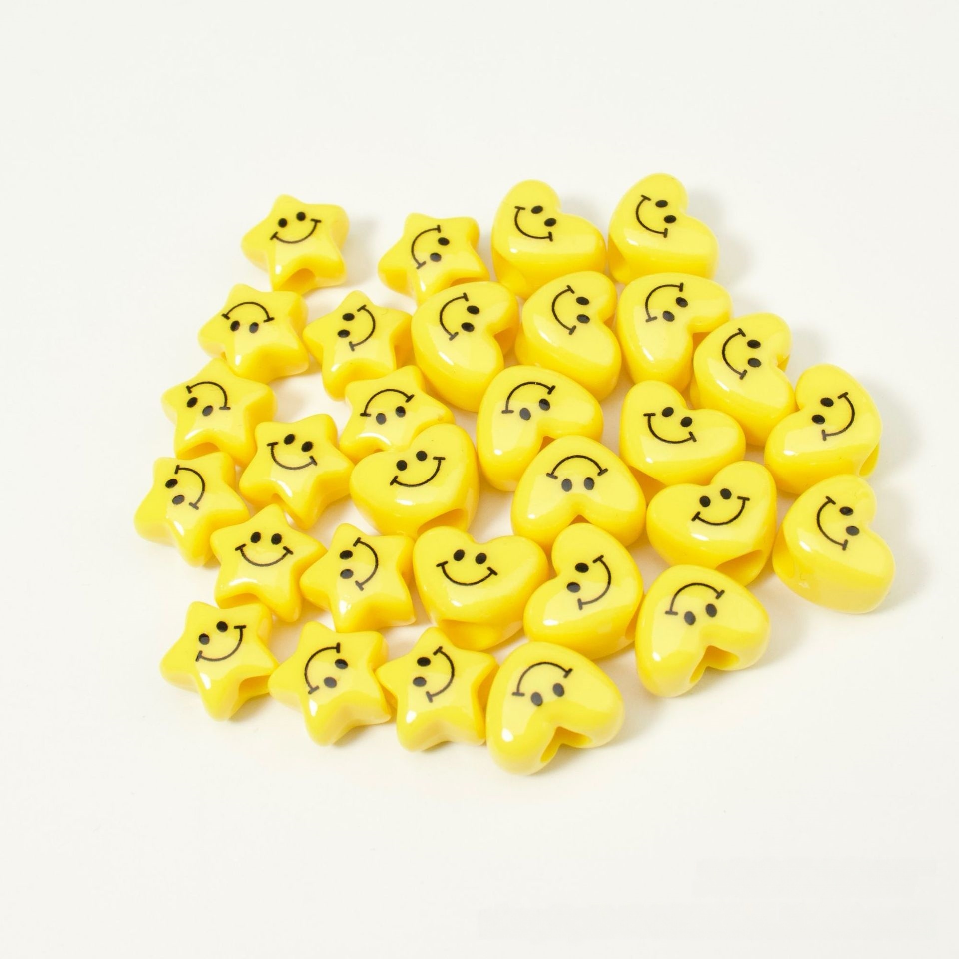 Small Size Perforated Acrylic Hole Beads Wholesale Dainty DIY Bracelet Accessories