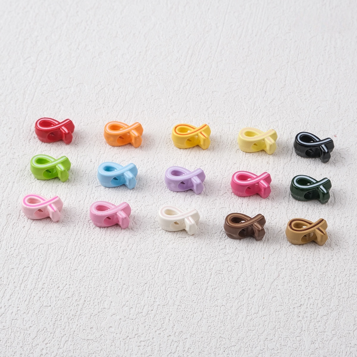 Bulk Uniform Hole Size Acrylic Perforated Beads for Mass DIY Handmade Production