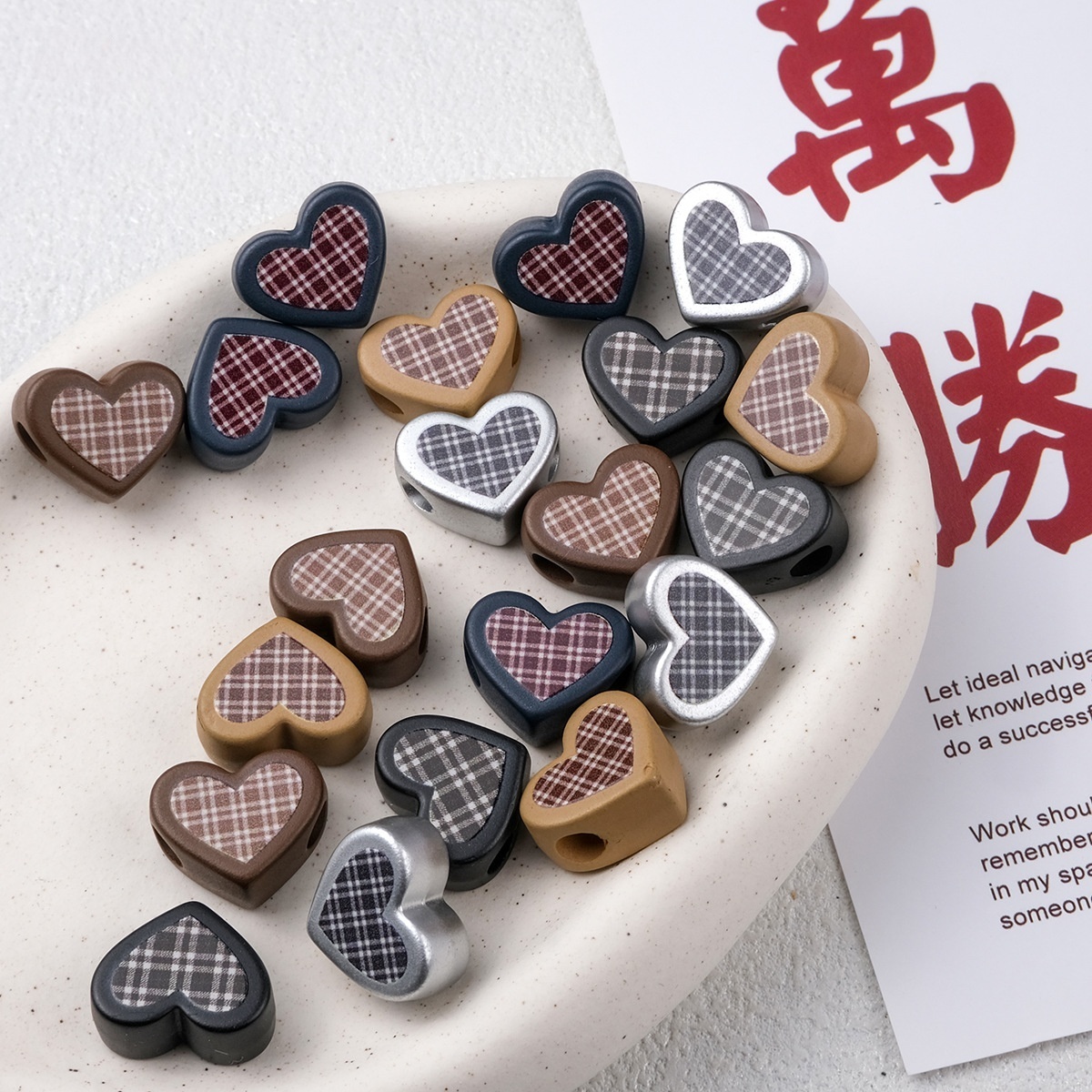 Wholesale Multi-Size Perforated Acrylic Hole Beads DIY for Lanyard & Shoe Charm Crafts