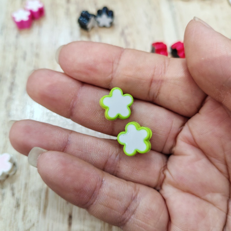 Bulk Acrylic Hole Beads Wholesale Perforated Beads for DIY Jewelry Making Craft Supplies