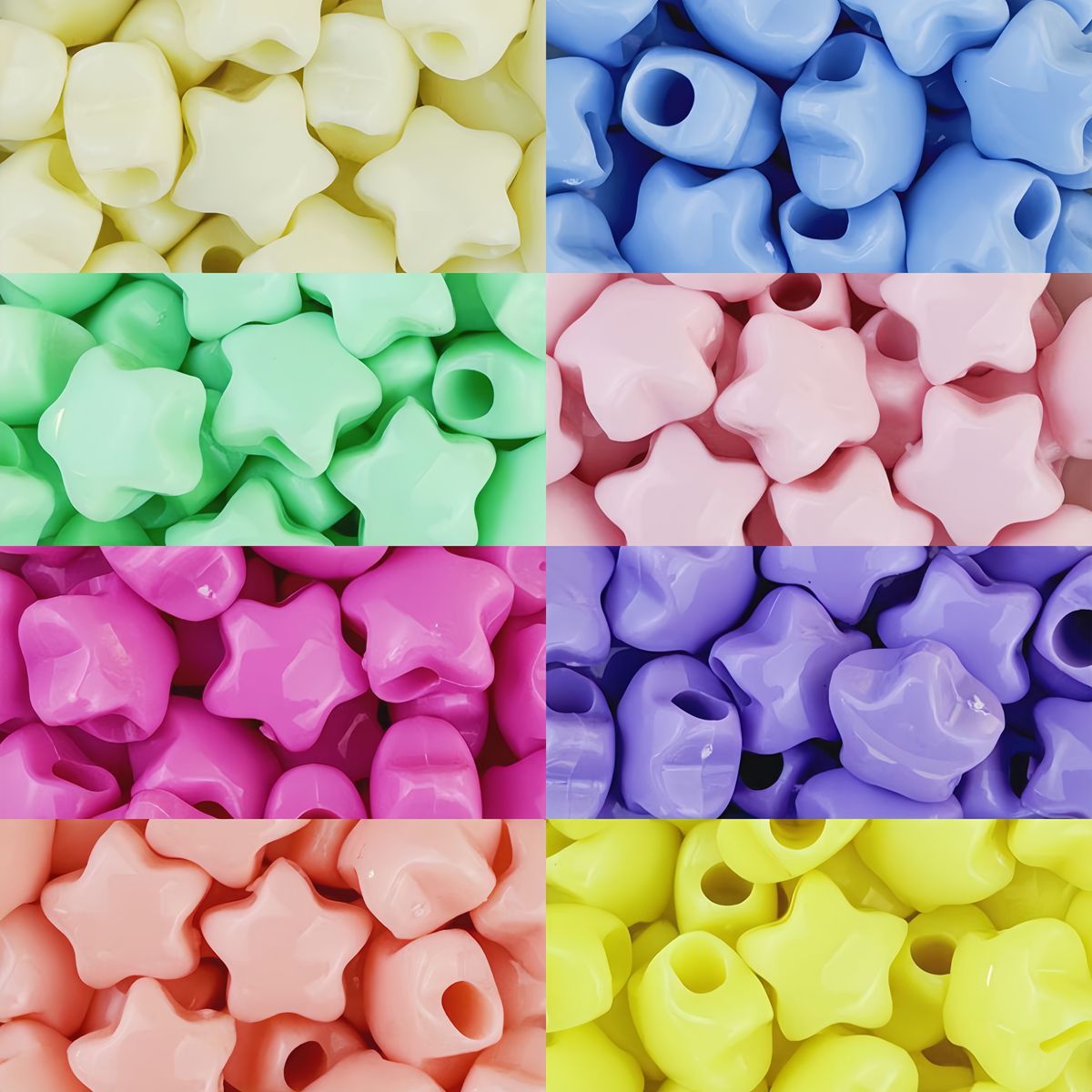Wholesale Round Perforated Acrylic Beads Classic Hole Beads for Daily DIY Jewelry Crafts