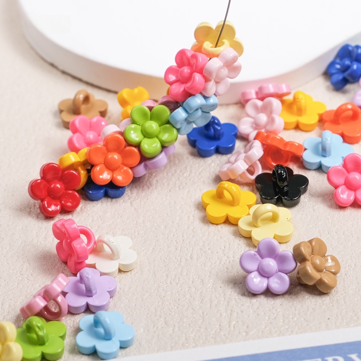 Beginner Friendly Perforated Acrylic Beads Wholesale Easy String DIY Craft Accessories