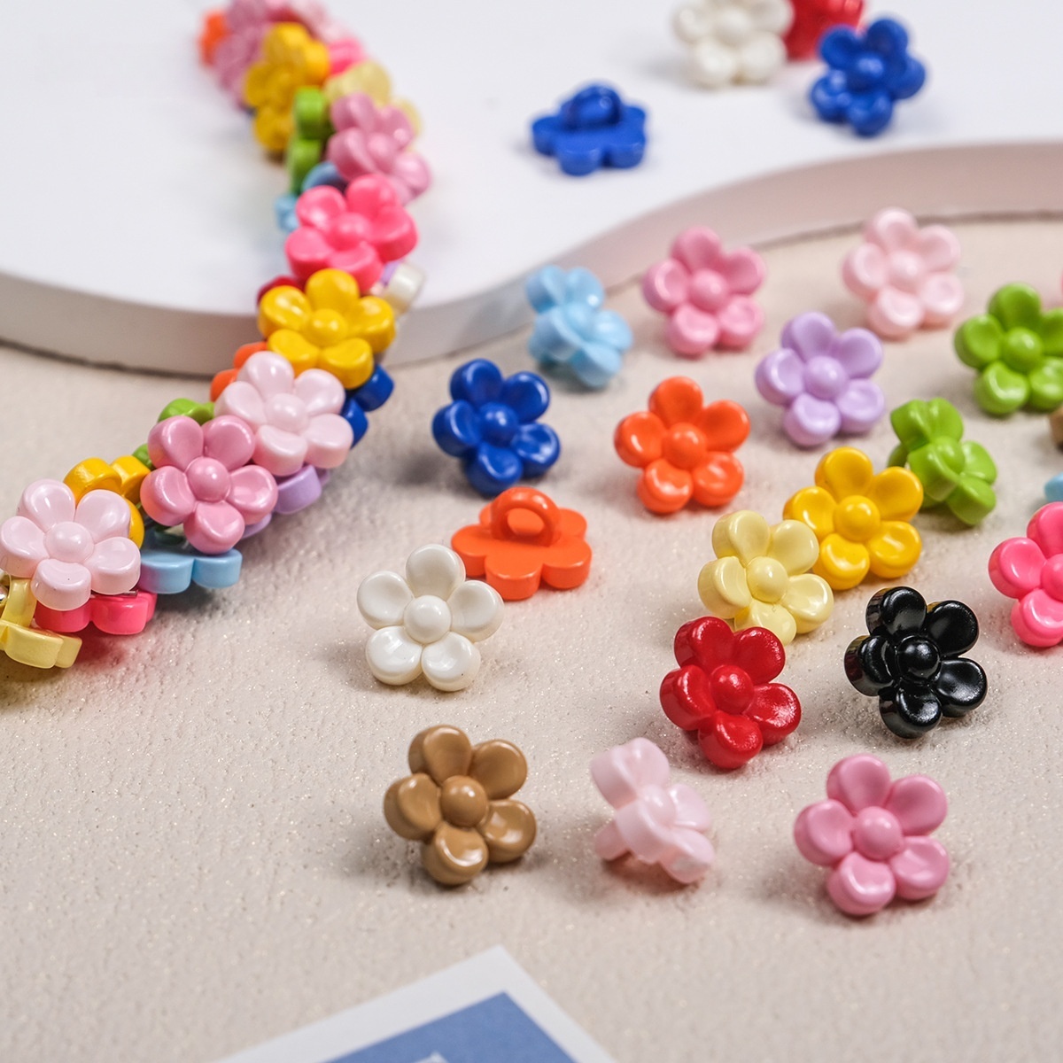 Beginner Friendly Perforated Acrylic Beads Wholesale Easy String DIY Craft Accessories