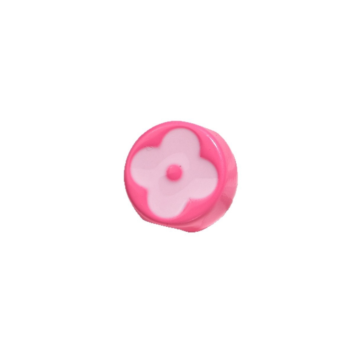 Wholesale Solid Color Perforated Acrylic Beads All-Match Hole Beads for DIY Combination Crafts