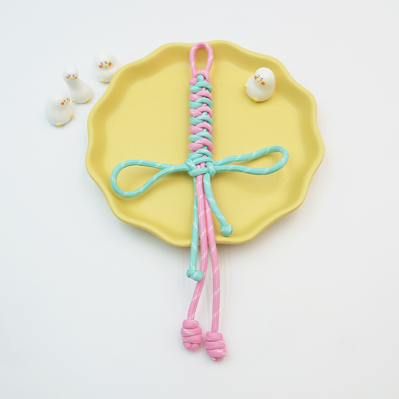 Thin Braided Cord Charm Wholesale Delicate Woven Rope for Mini Bag & Phone Pendant