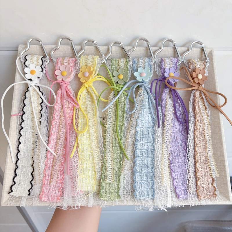 Festival Gift Braided Cord Phone Charm, Hand Woven Bag Pendant Holiday Gift Supplies
