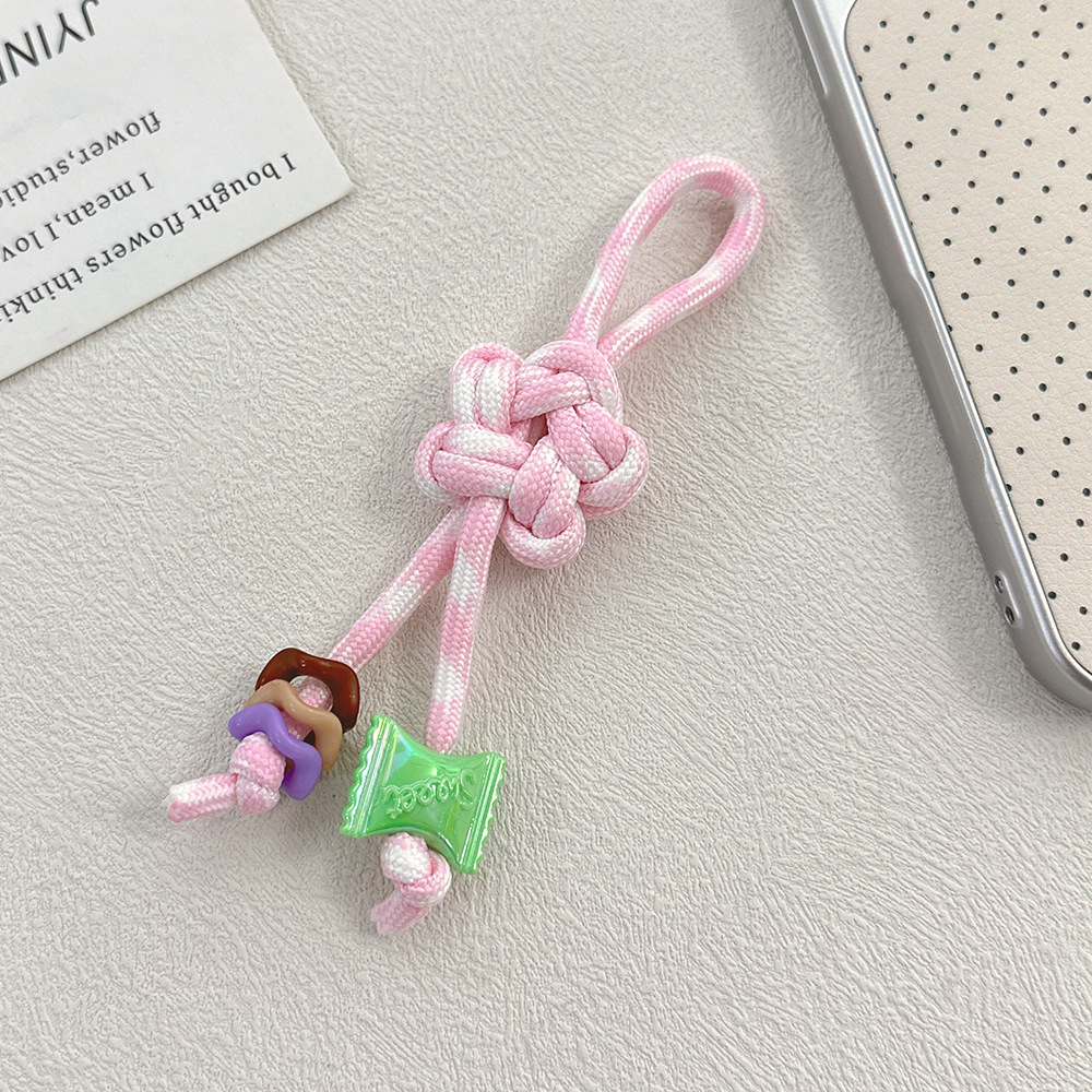Bulk Woven Braided Cord Pendant Wholesale for Keychain, Phone Charm & Bag Ornament