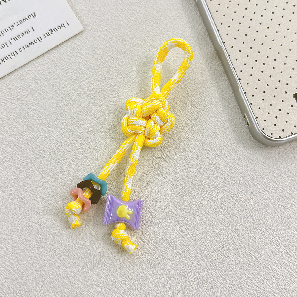Bulk Woven Braided Cord Pendant Wholesale for Keychain, Phone Charm & Bag Ornament