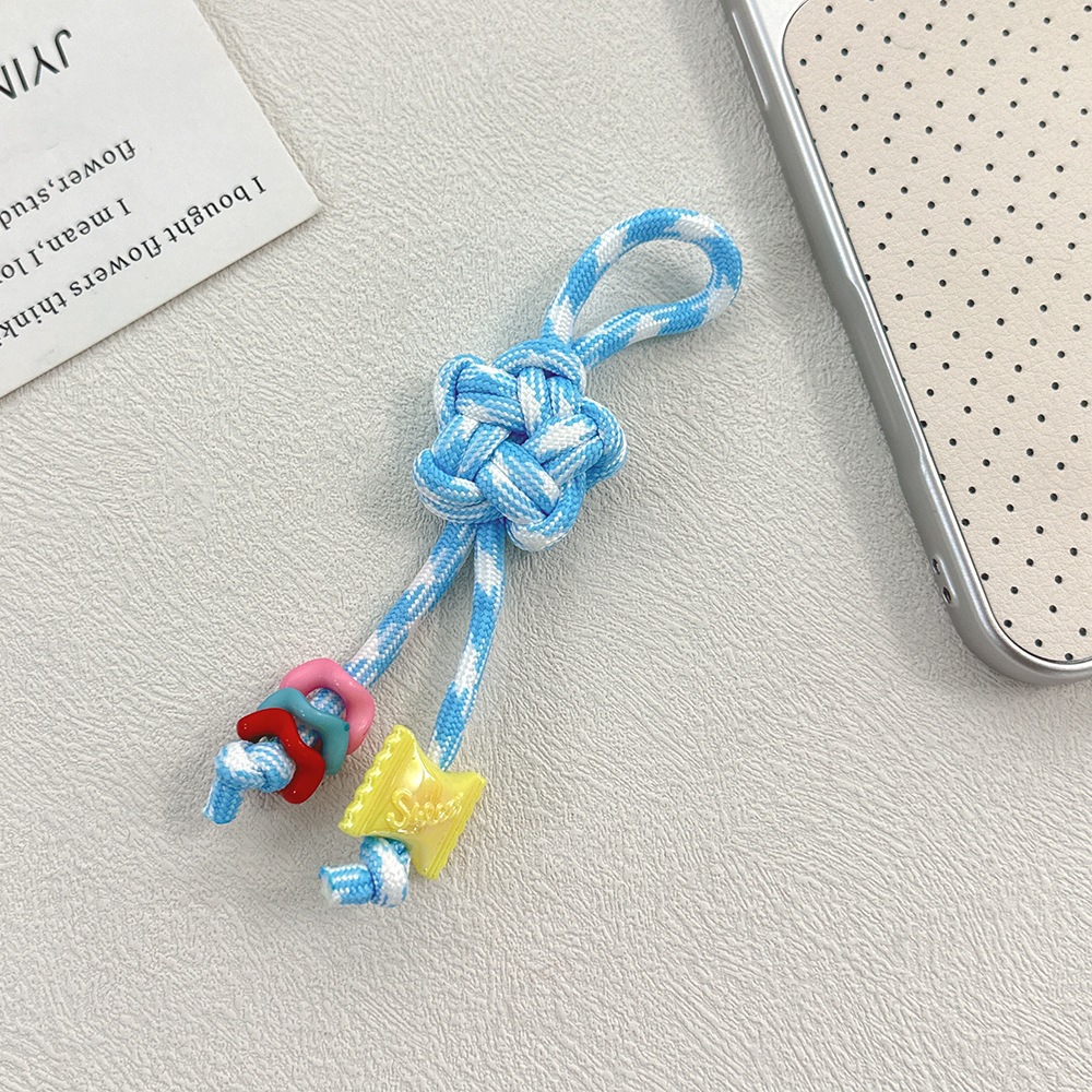 Bulk Woven Braided Cord Pendant Wholesale for Keychain, Phone Charm & Bag Ornament